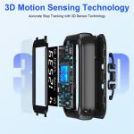 3D Pedometer with Calorie Tracking and LCD Display