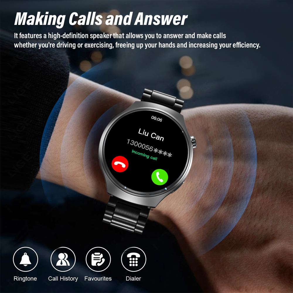 G.L Wear 2025 Men's Smart Watch with Health Tracking