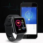 Fitness Smartwatch with Heart Rate Monitor and Music Player
