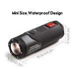 4K Waterproof Bike Camera with WiFi App