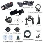 4K Waterproof Bike Camera with WiFi App