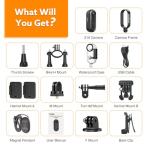 Losfom Z10 4K Wearable Action Camera with Accessories