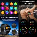 Smart Watch with AMOLED Display and Health Monitoring