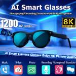 Smart AI Translator Glasses with Bluetooth 5.3