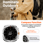 Smart Watch 8 Ultra with GPS and Health Tracking