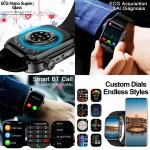 Airbag Smartwatch with ECG and Blood Pressure Monitor