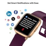 LIVIKEY Fitness Tracker Watch with Heart Rate Monitor