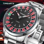 Luxury Quartz Poker Game Wristwatch for Men