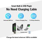 ZURURU Waterproof Fitness Tracker with Heart Rate Monitor