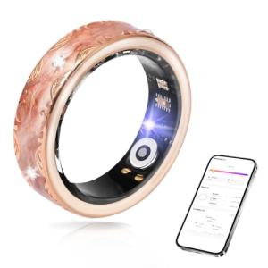 Smart Fitness Tracker Ring with Heart Rate Monitor