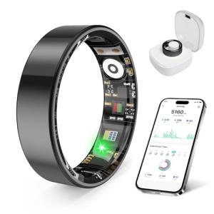 Smart Health Ring with Sleep & Stress Tracker