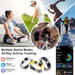 Smart Fitness Tracking Ring for Men and Women