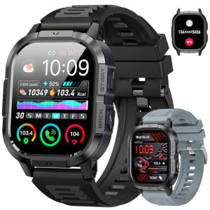 Men's Smart Fitness Watch with Heart Rate Monitor