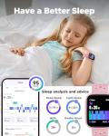 BIGGERFIVE Kids Smart Watch - Fitness Tracker, Pink