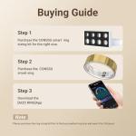 CONSSU Gen 2 Smart Ring: Health & Fitness Tracker