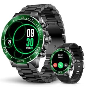 Luxury Smart Watch with AMOLED Display and Health Monitor