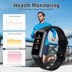 Zeacool Waterproof Fitness Tracker with Heart Rate Monitor