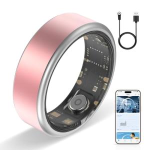 Potewek Smart Ring Fitness Tracker with Heart Monitor