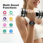 1.83" Smart Watch with Fitness Tracker & Heart Rate Monitor