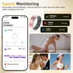 Potewek Smart Ring Fitness Tracker with Heart Monitor