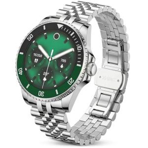 OIKKEI Luxury Smart Watch for Men - AI Voice & Bluetooth