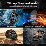 Men's Smart Fitness Watch with Heart Rate Monitor