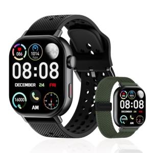 Moutarlier GPS Smartwatch: Heart Rate, Waterproof, AMOLED