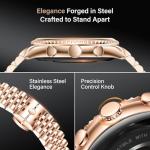 Luxury Men's Smartwatch with AMOLED Display