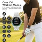 OIKKEI Luxury Smart Watch for Men - AI Voice & Bluetooth