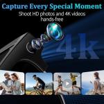 KWENRUN Smart Glasses with 8MP Camera & Audio