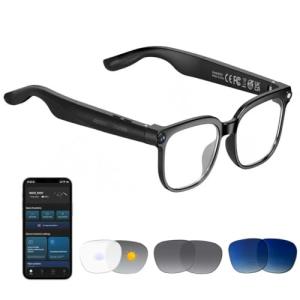 AI Smart Glasses with 8MP Camera and Bluetooth