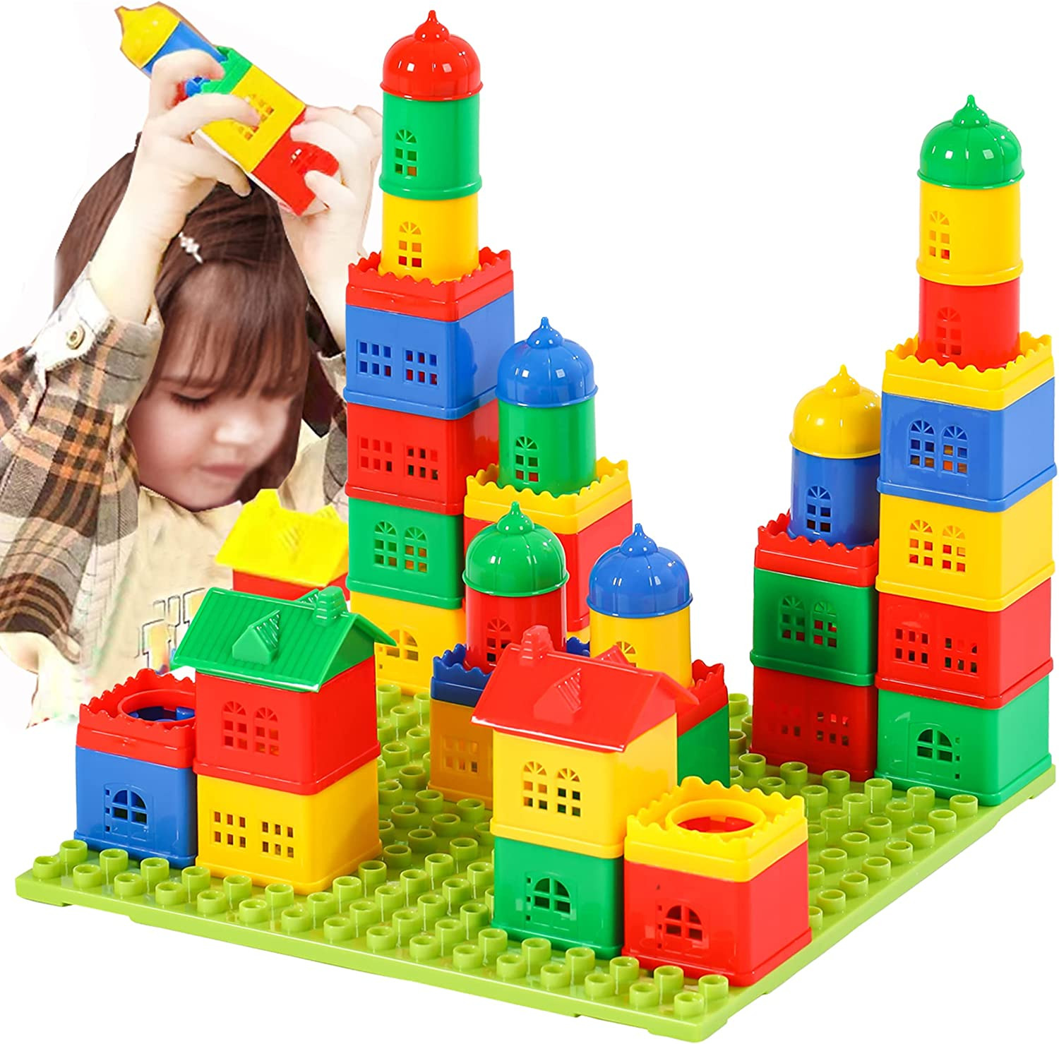 Toddler Building Blocks Stacking Toy Fun for Kids