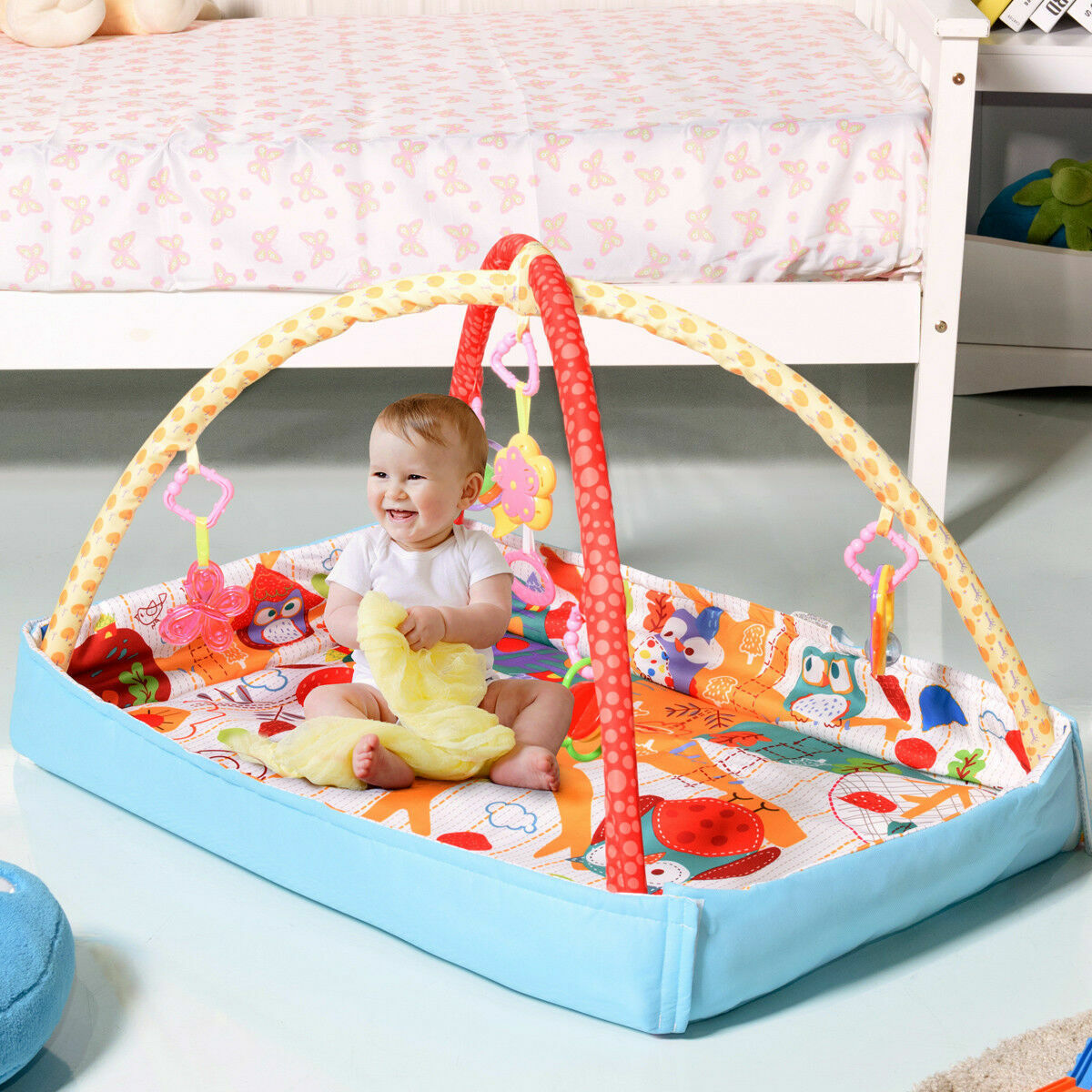 3-in-1 Baby Activity Gym & Play Mat
