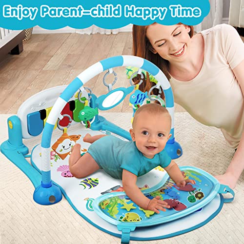 Unih Baby Gym Play Mat with Piano and Water Mat