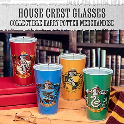 Harry Potter Hogwarts House Crest Glasses Set