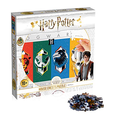 Harry Potter House Crests 500-Piece Jigsaw Puzzle