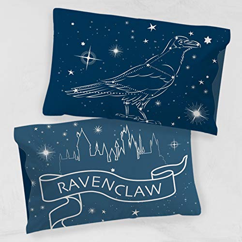 Ravenclaw Stars Double-Sided Pillowcase for Kids