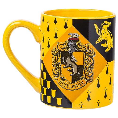 Harry Potter Hufflepuff Crest Ceramic Mug, 414ml