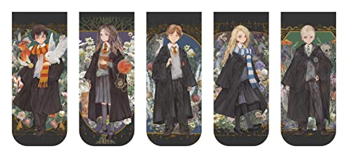 Harry Potter Floral Fantasy Magnetic Bookmark Set