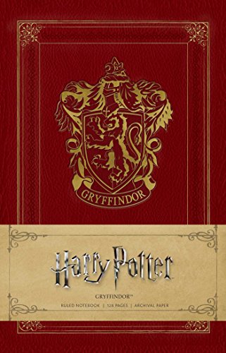 Gryffindor Ruled Notebook for Harry Potter Fans