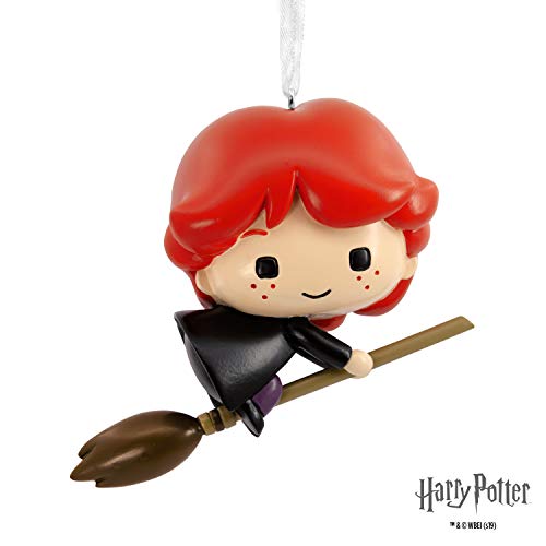 Harry Potter Ron on Broomstick Christmas Ornament