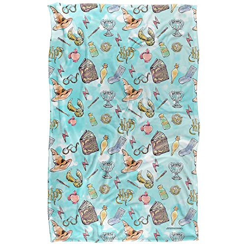 Harry Potter Watercolor Soft Throw Blanket 36" x 58