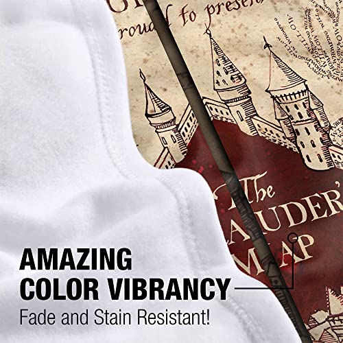 Harry Potter Baby Blanket - Folded Map Design