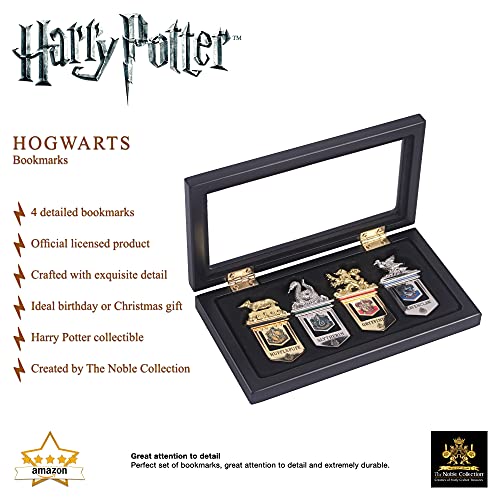 Harry Potter Hogwarts House Metal Bookmark Set