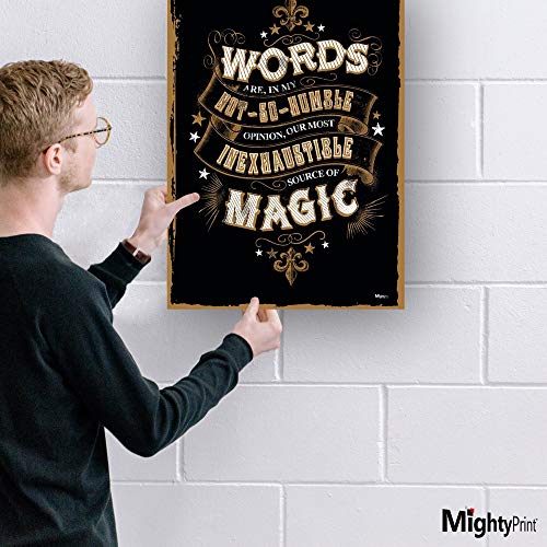 Dumbledore Quote Wall Art - Powerful Magic Reminder