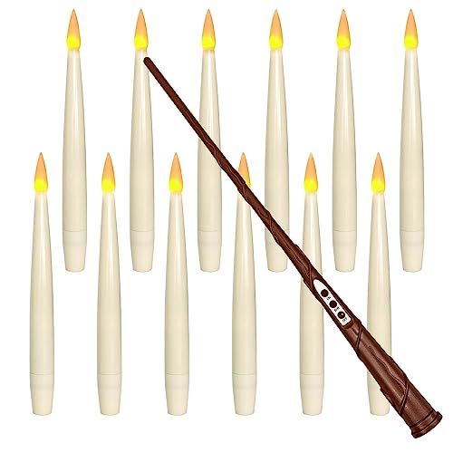 Floating Candles with Wand Remote - 12 Pack