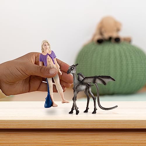 Luna Lovegood & Baby Thestral Figurine Set