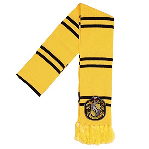 Hufflepuff Patch Knit Scarf: Harry Potter Collection