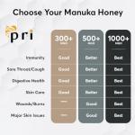 P.R.I Manuka Honey MGO 100+ 500g Pure New Zealand