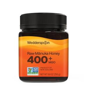 Wedderspoon Raw Manuka Honey 400+ MGO, 8.8 Oz
